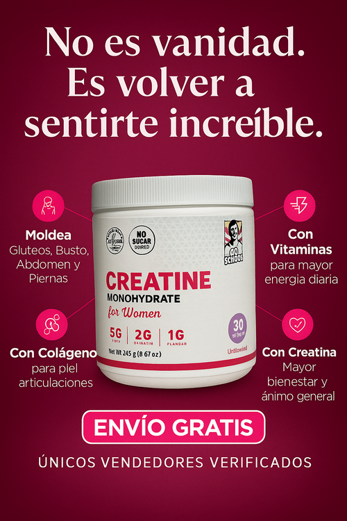 ✨ Creatina™ For Women I Energía, Ánimo y Bienestar Femenino