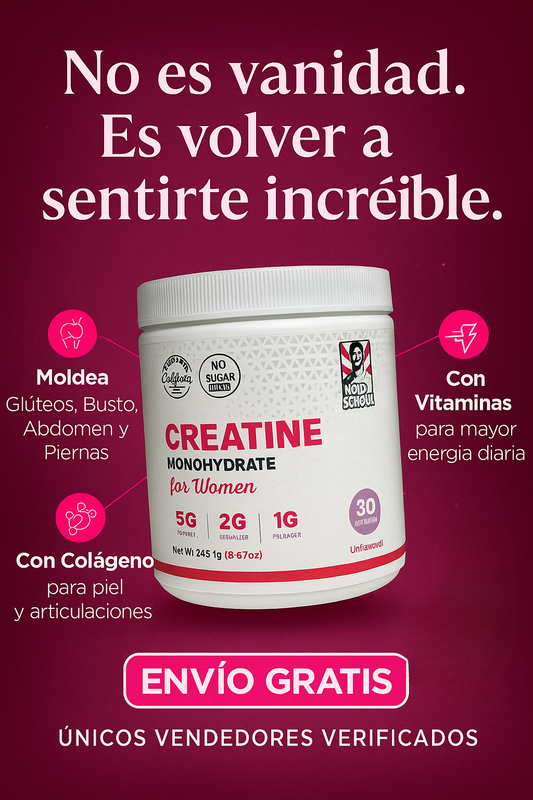✨ Creatina™ For Women I Energía, firmeza y curvas reales desde adentro.